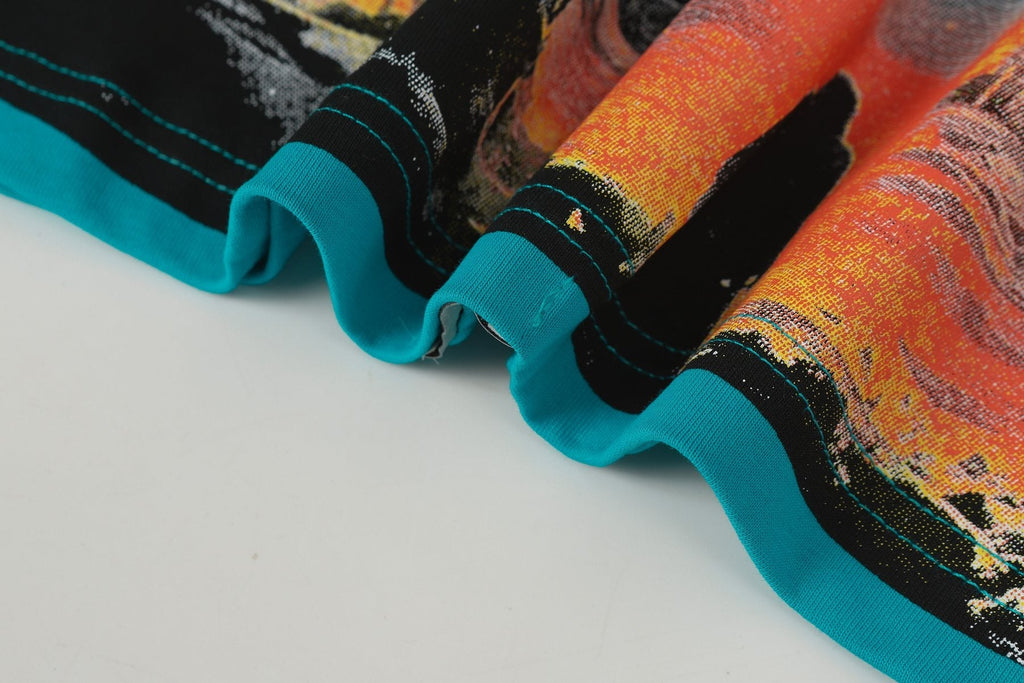 Godspeed Teal Skull Graphic Short-Sleeve T-Shirt